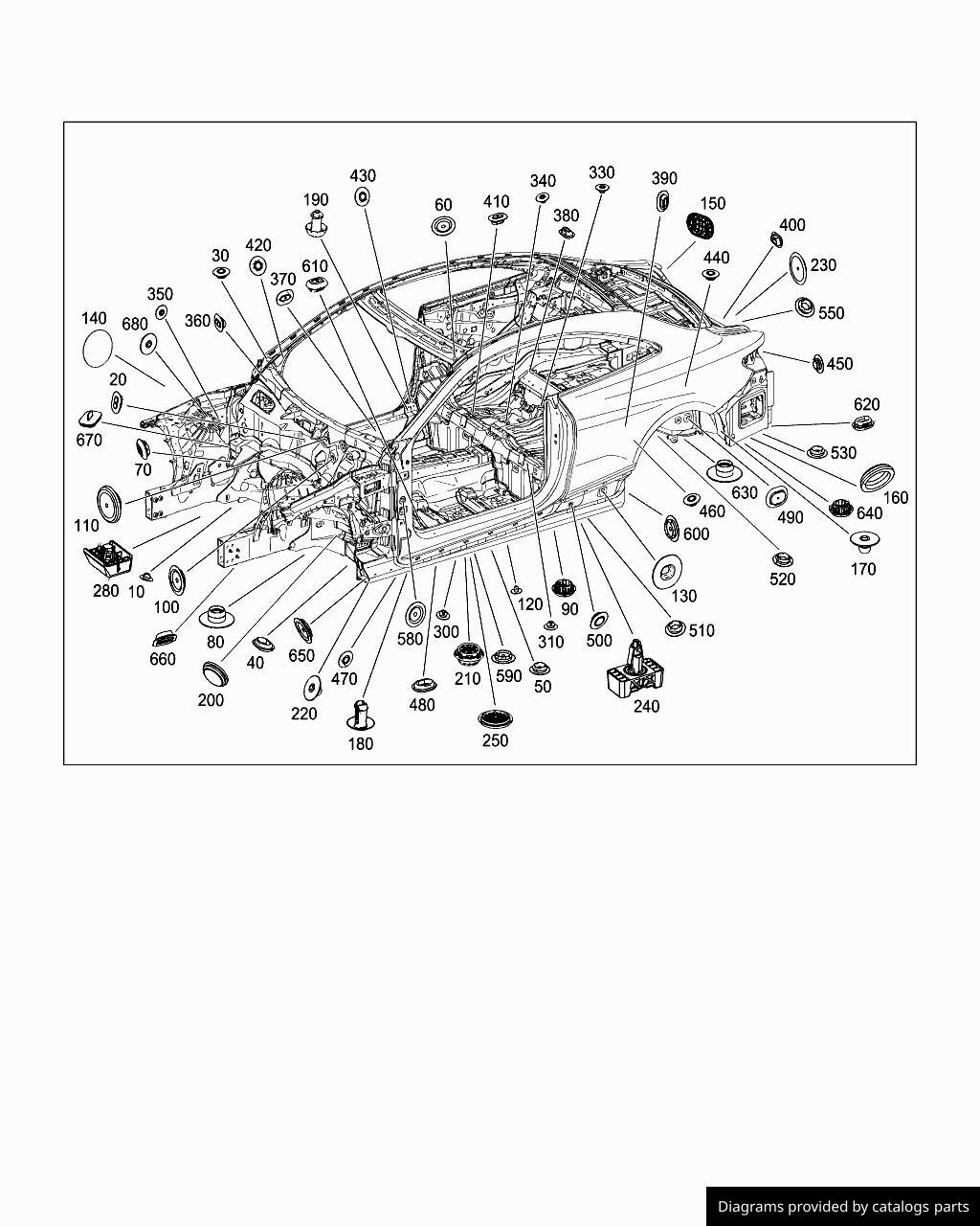 Car part diagram