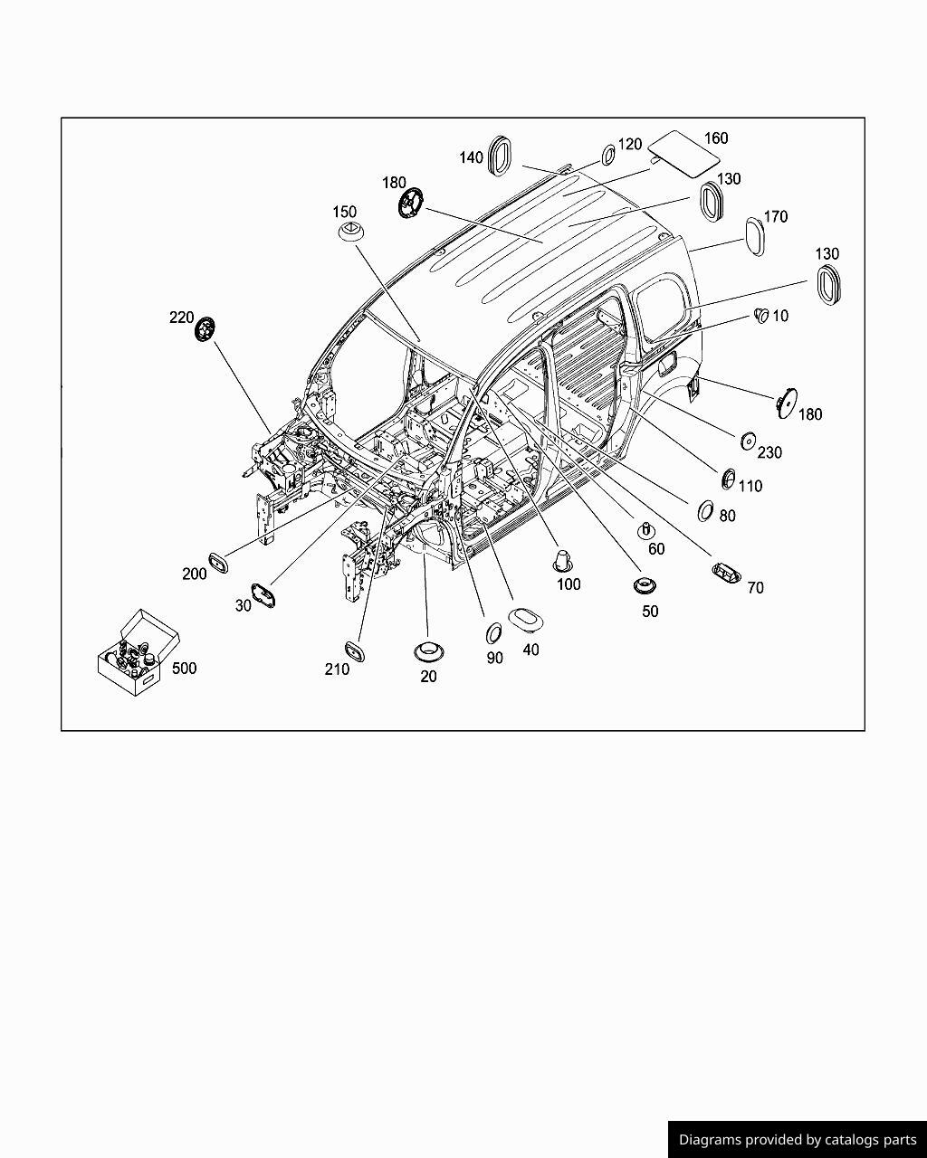 Car part diagram