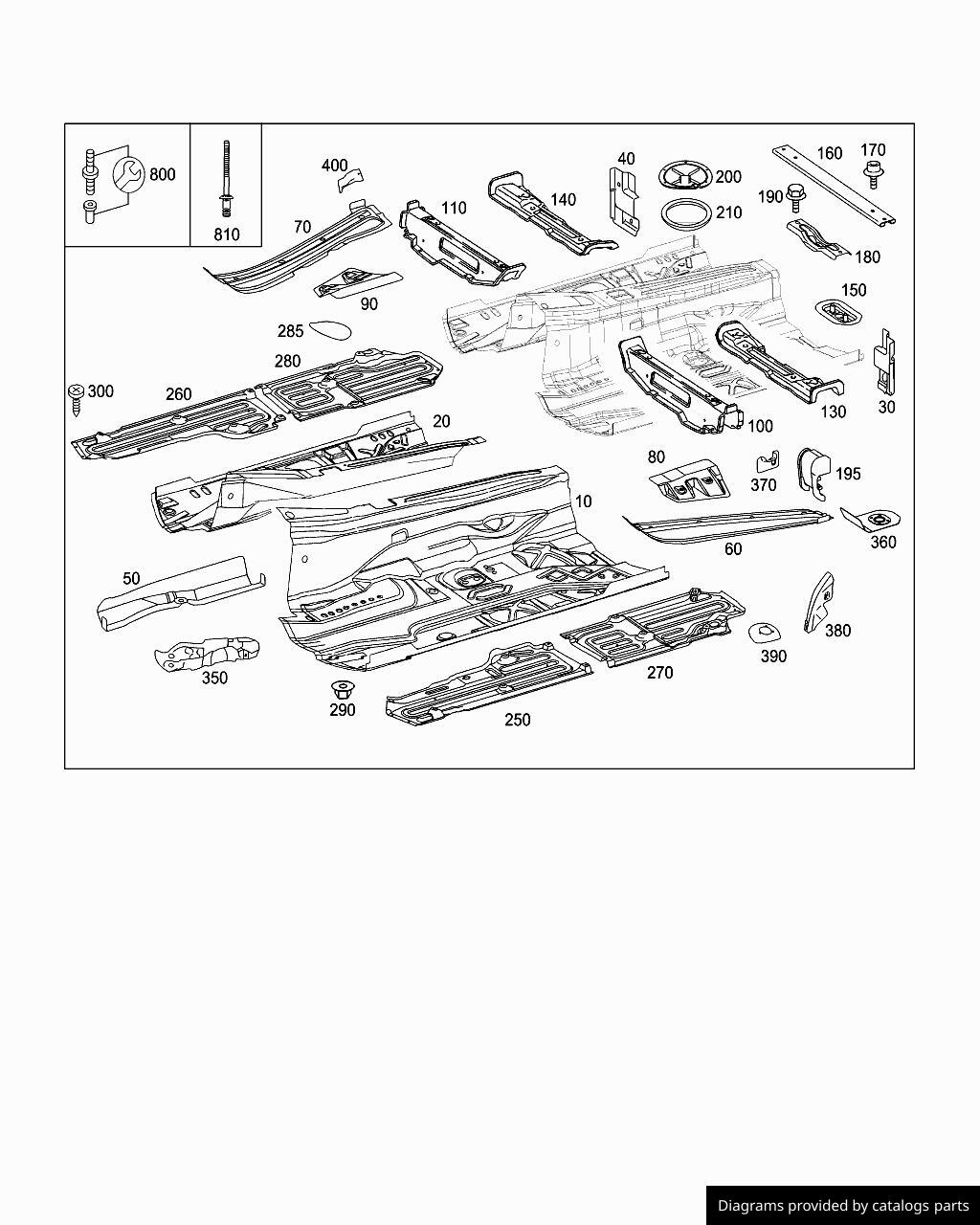Car part diagram