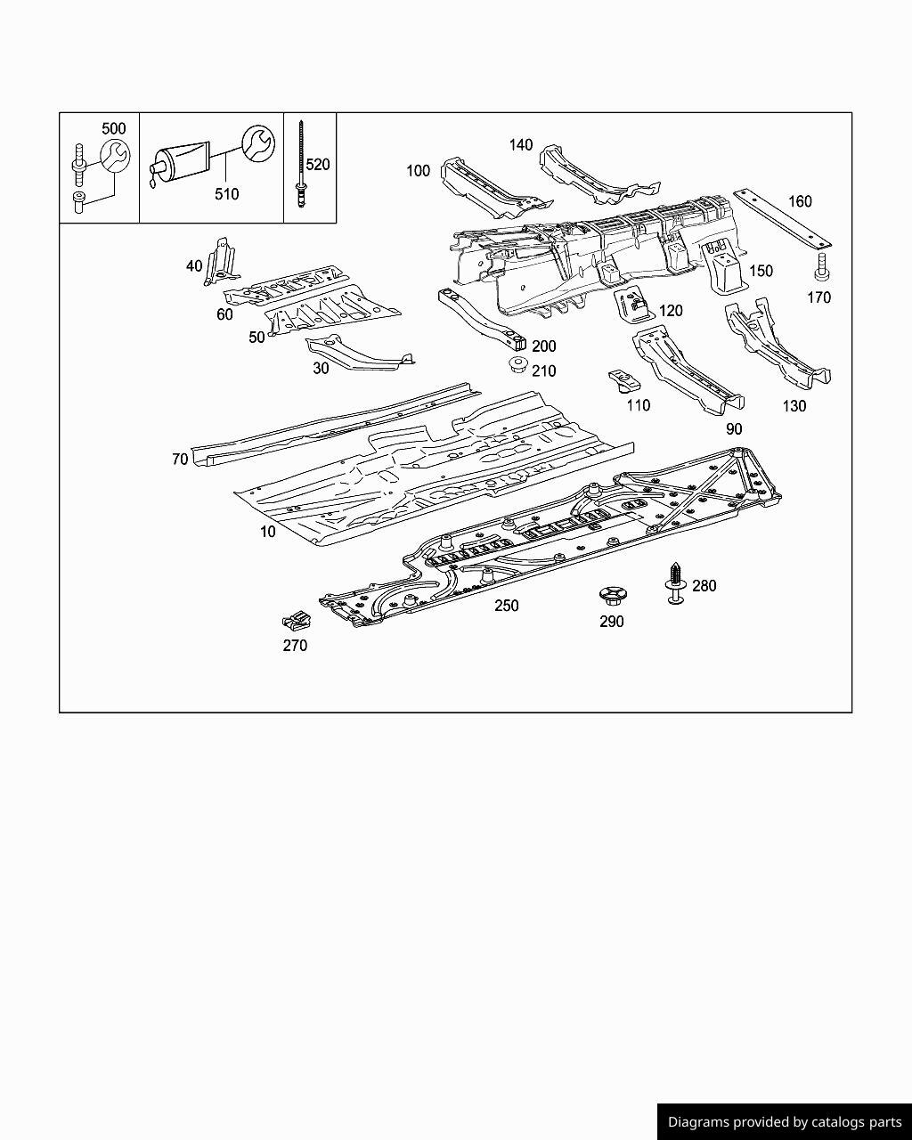 Car part diagram