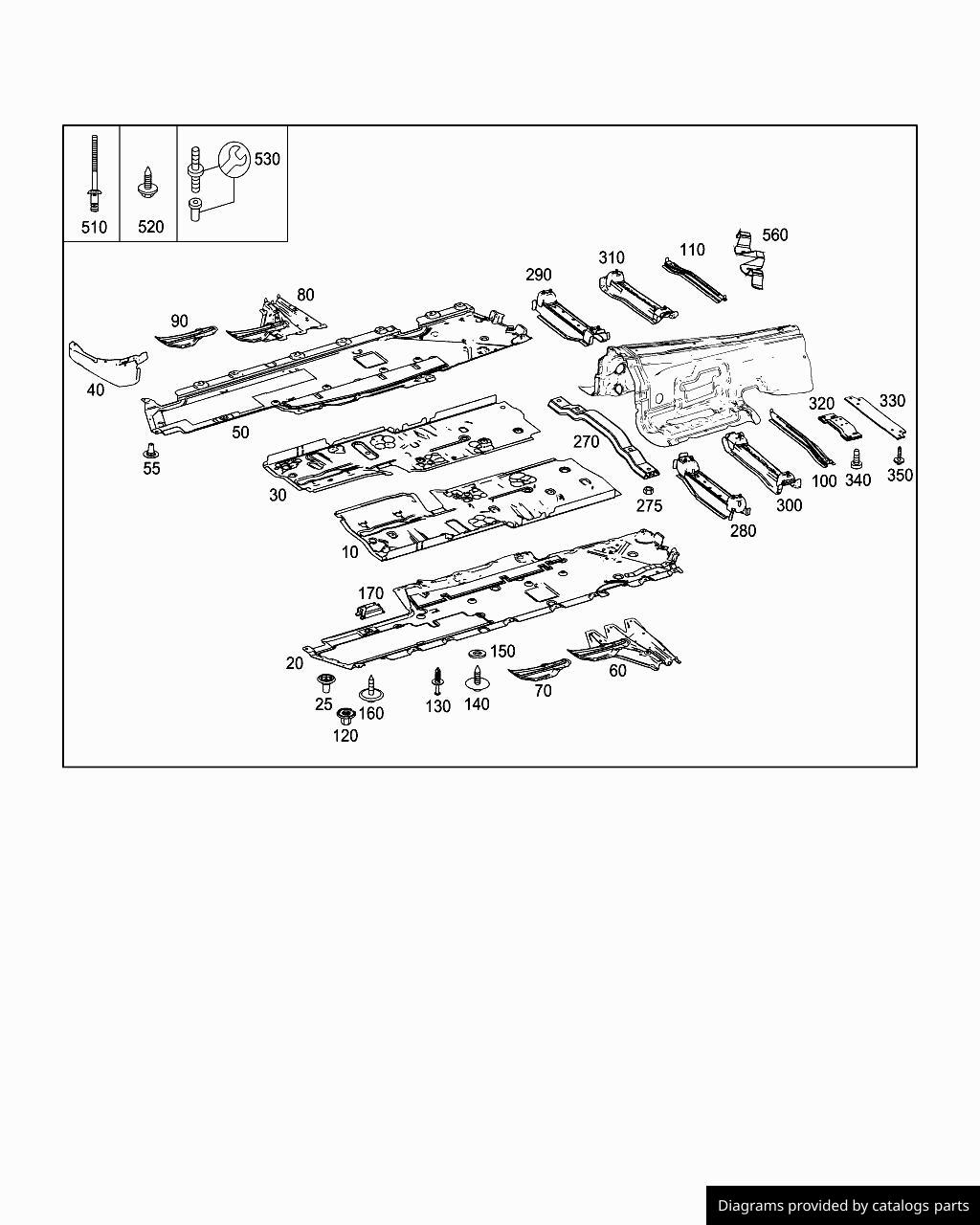 Car part diagram