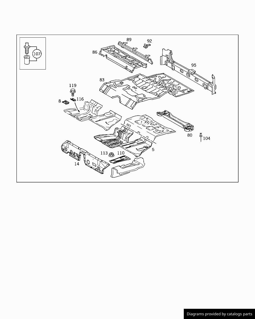 Car part diagram