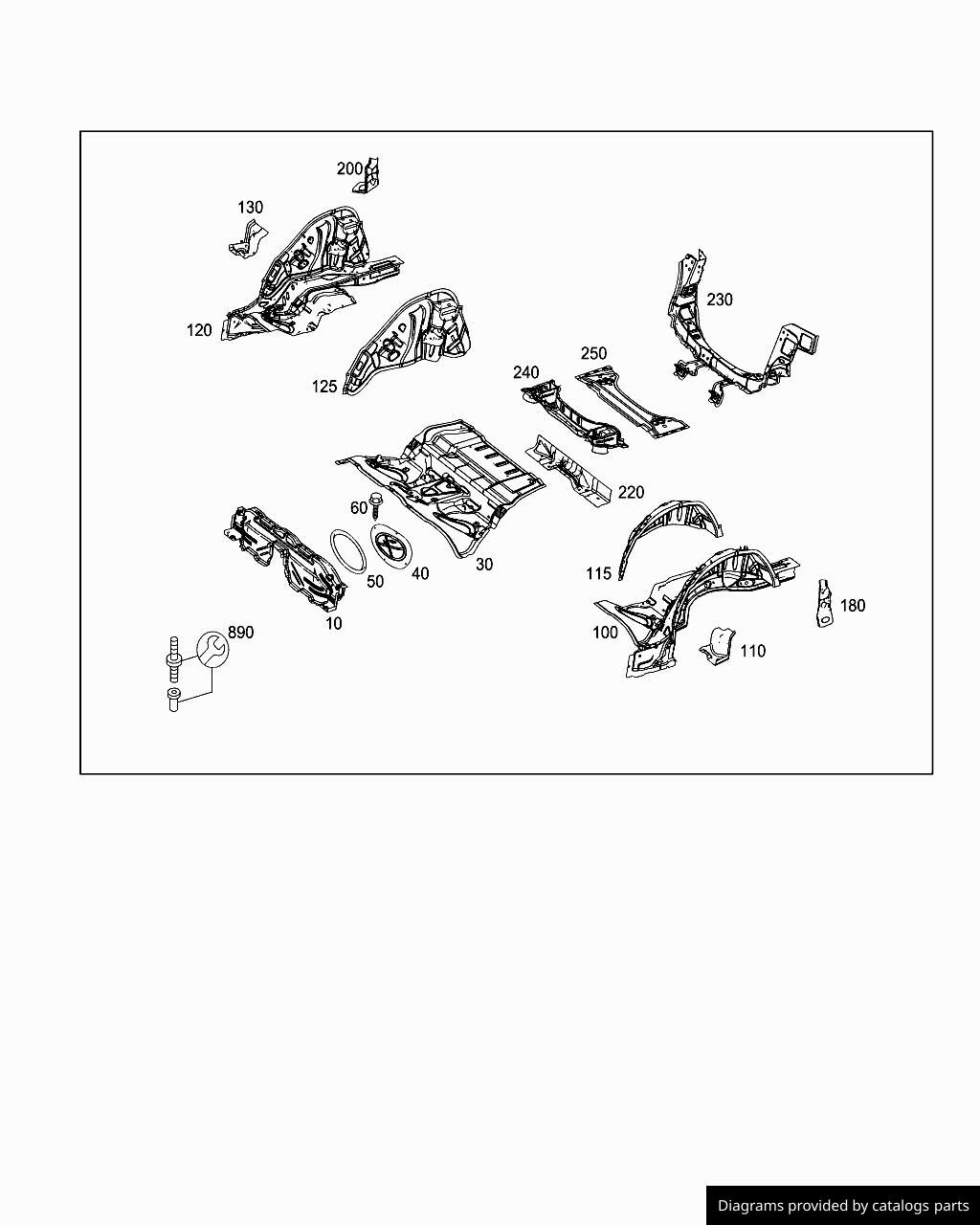 Car part diagram