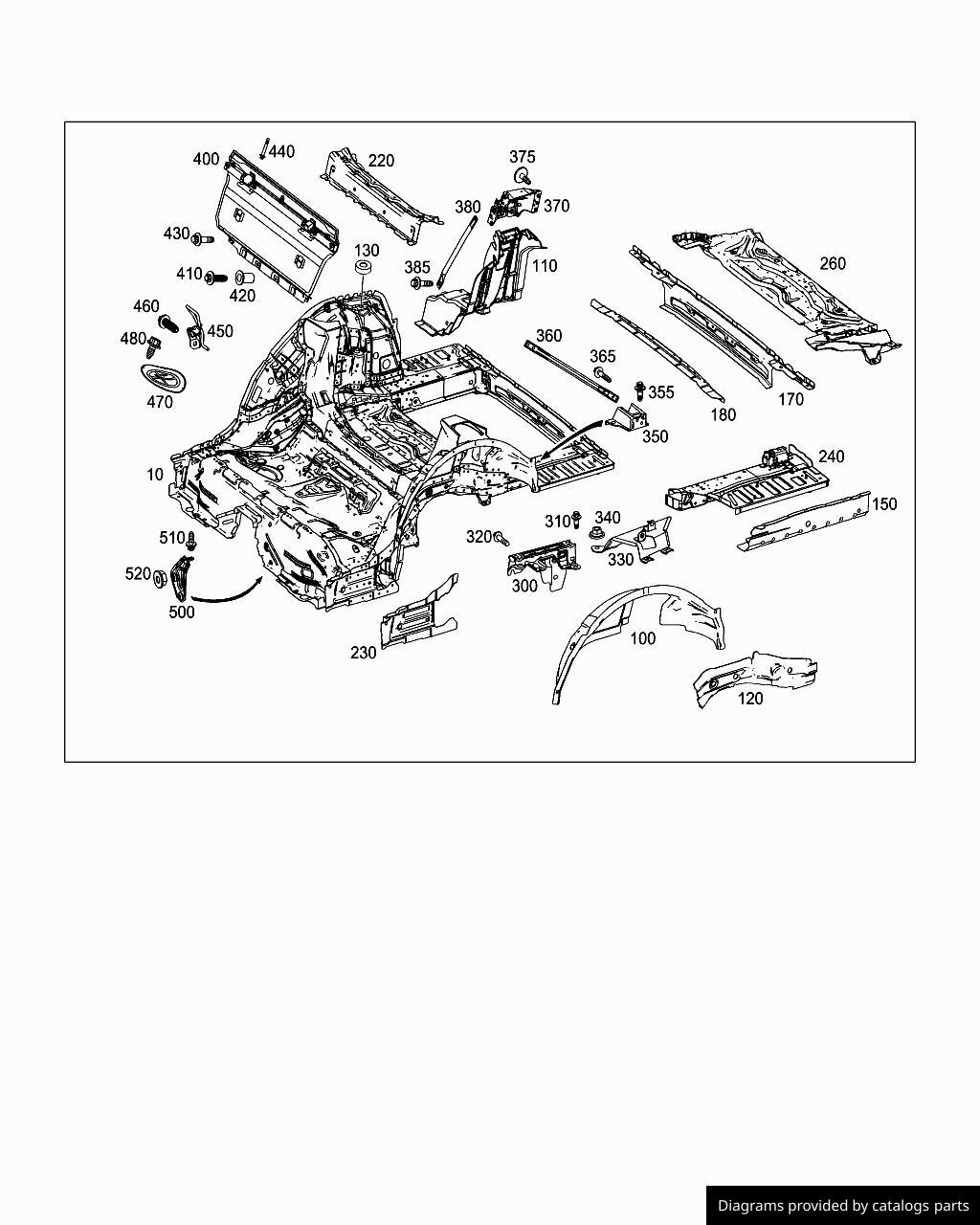Car part diagram