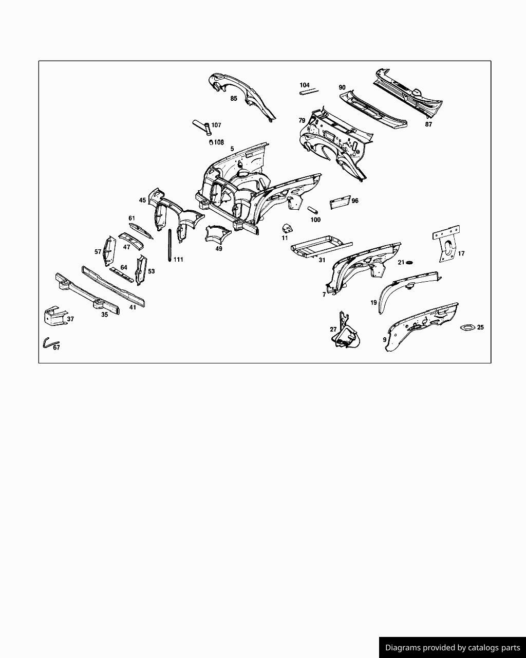 Car part diagram
