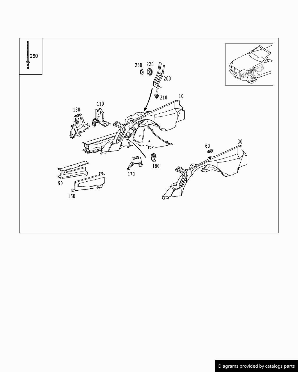 Car part diagram