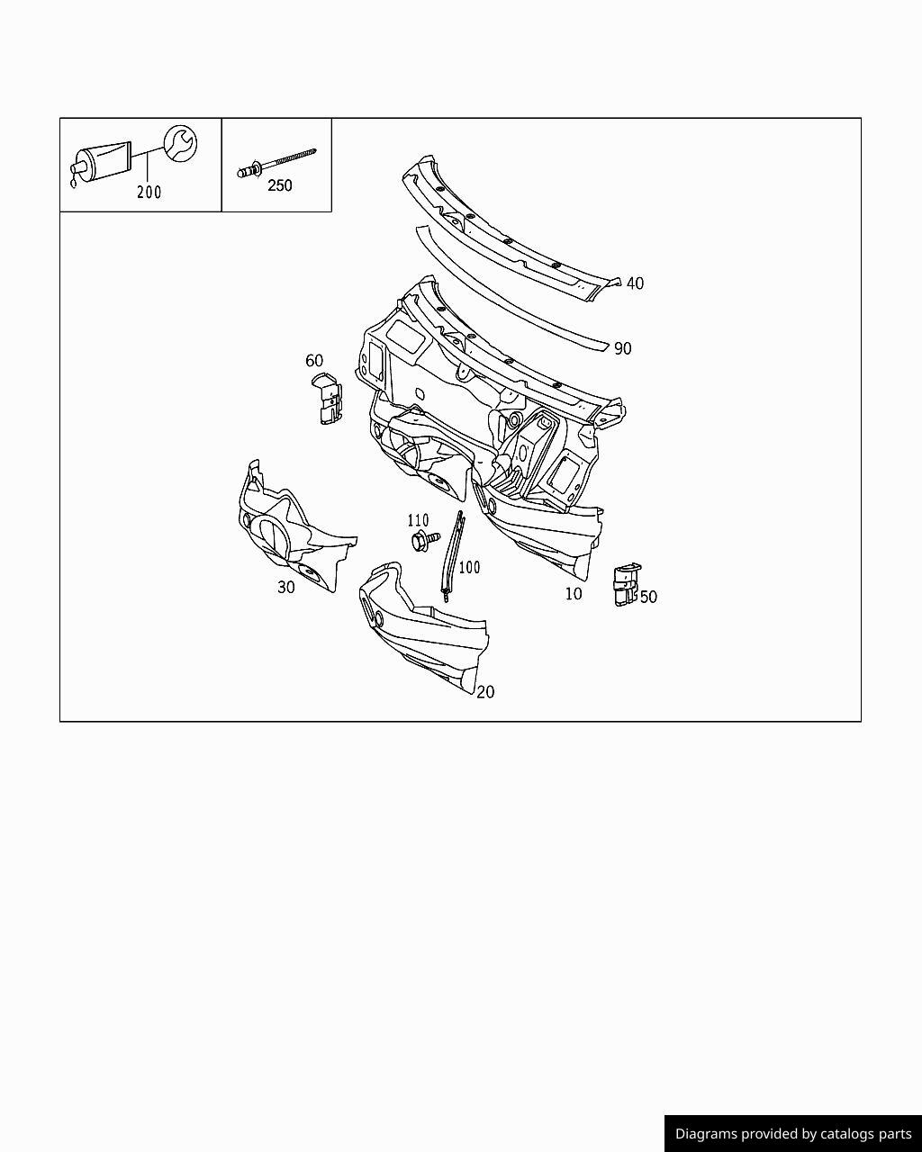 Car part diagram
