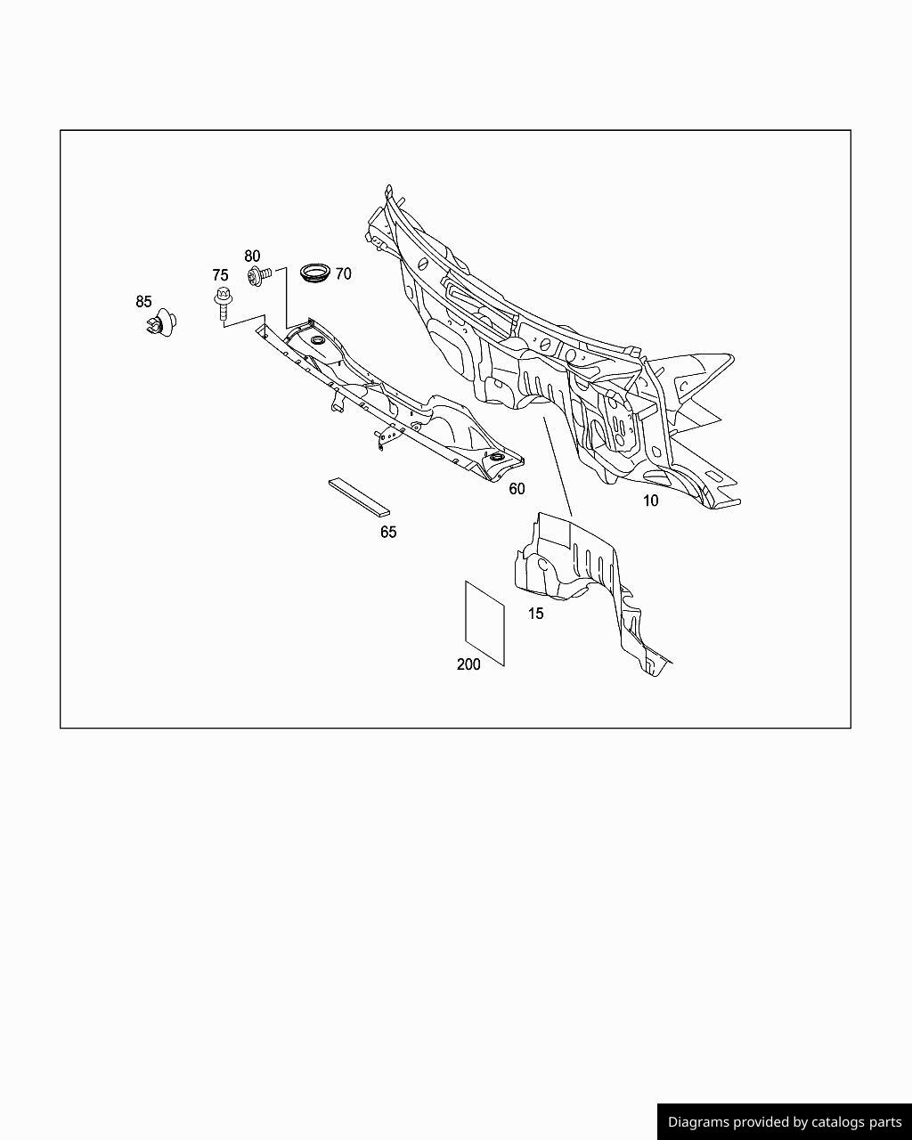 Car part diagram