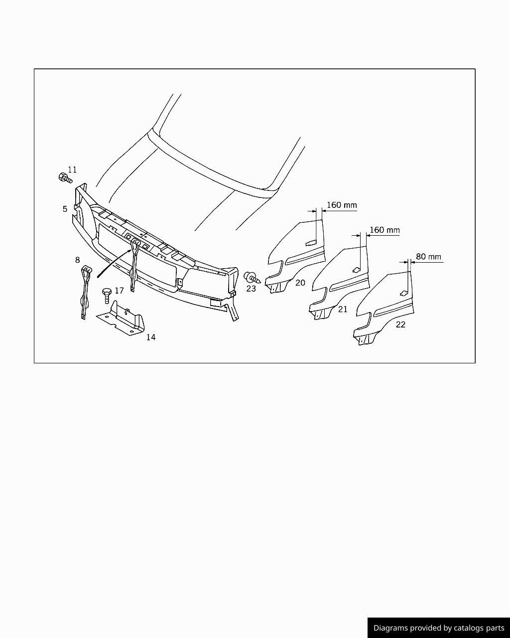Car part diagram