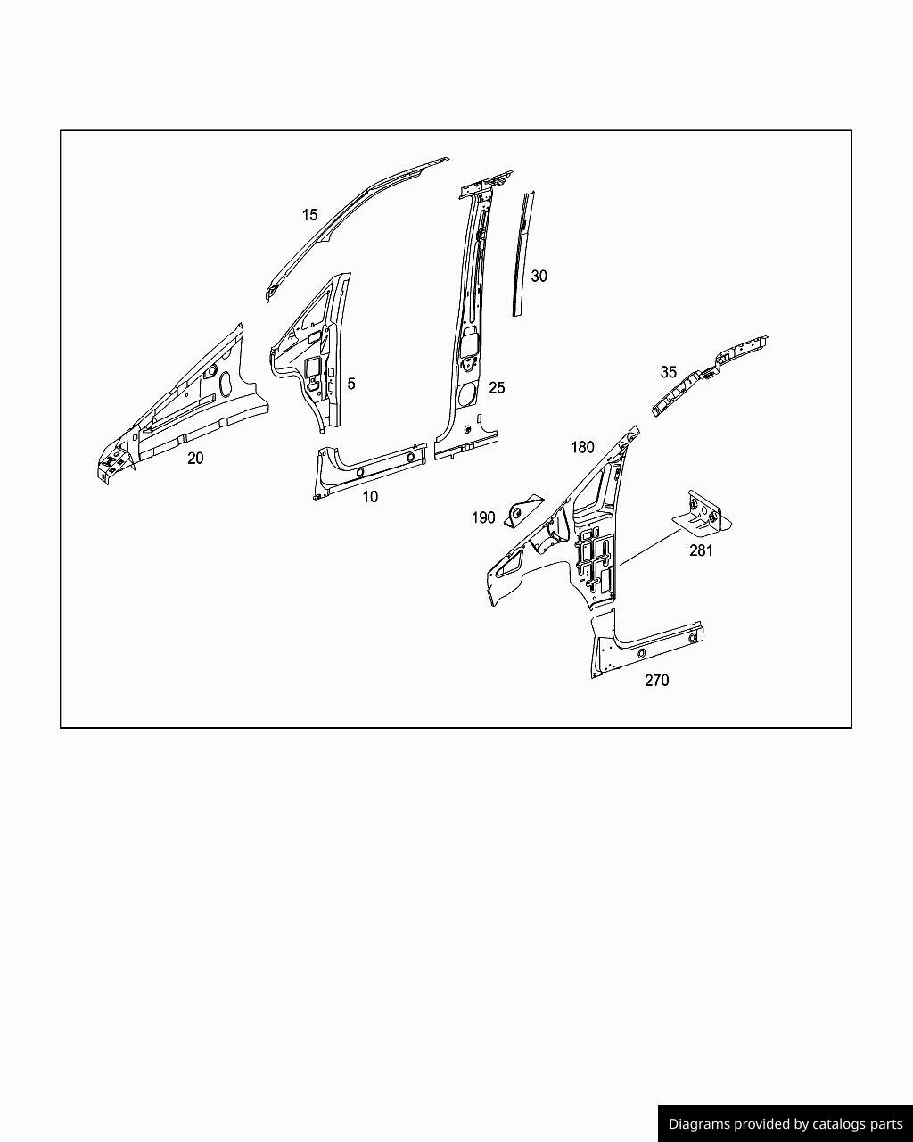 Car part diagram