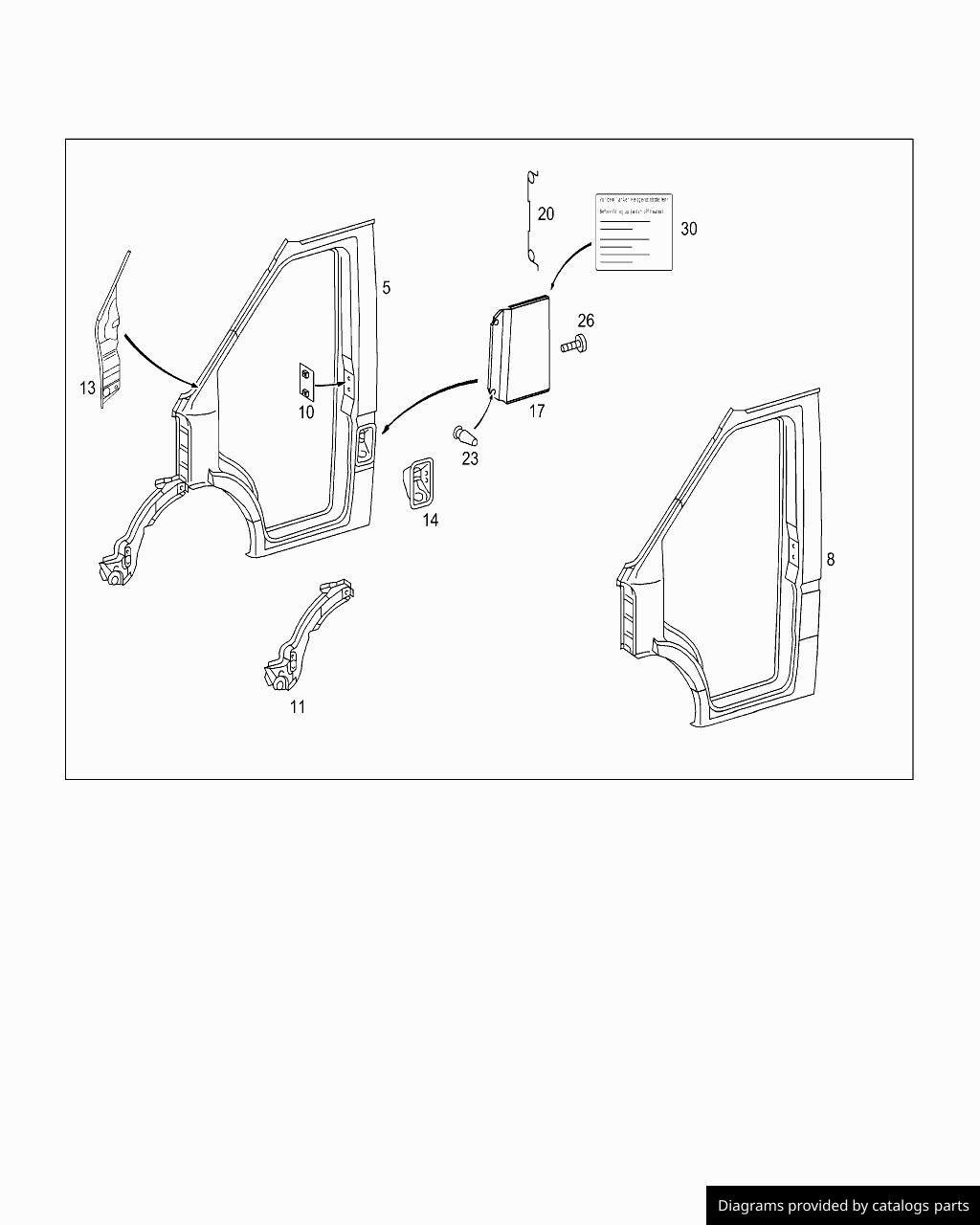 Car part diagram