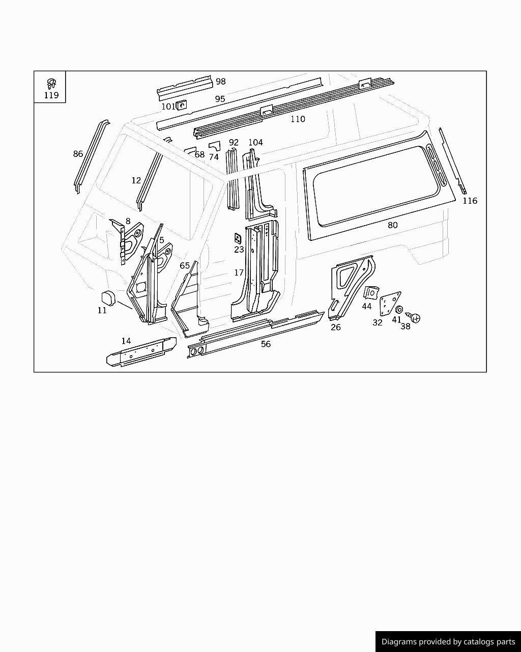 Car part diagram
