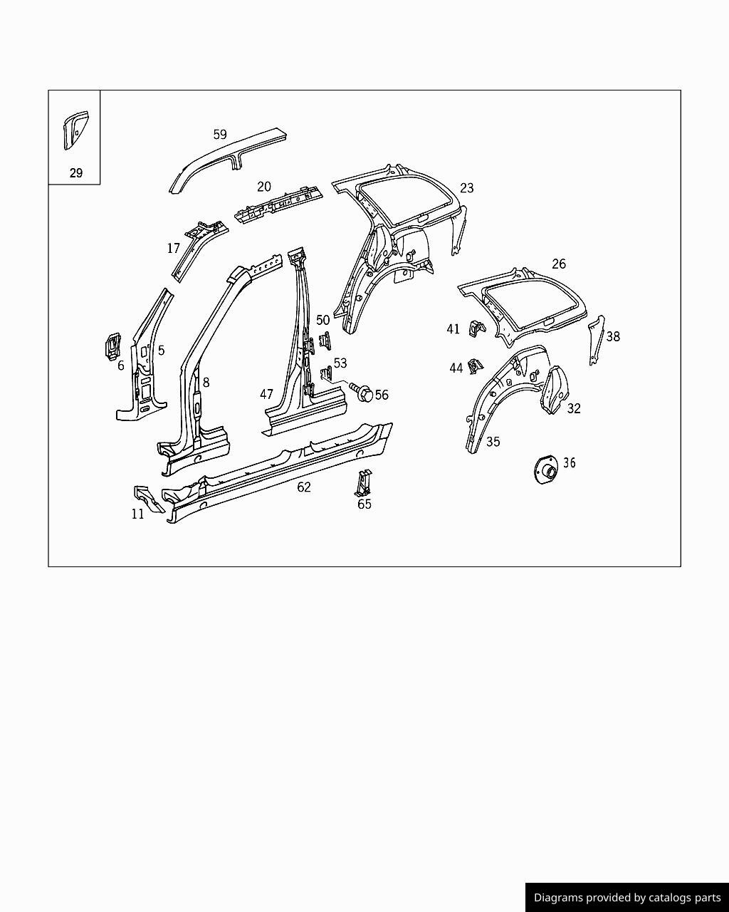 Car part diagram