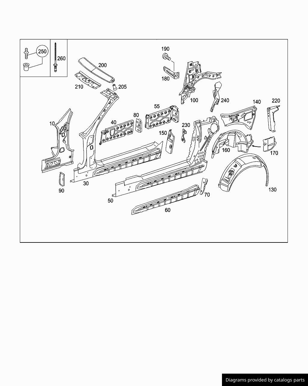 Car part diagram