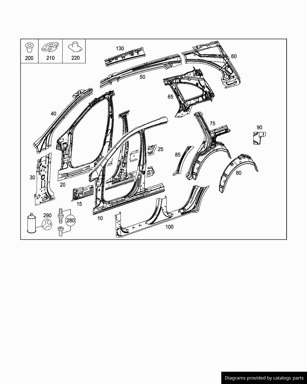Car part diagram