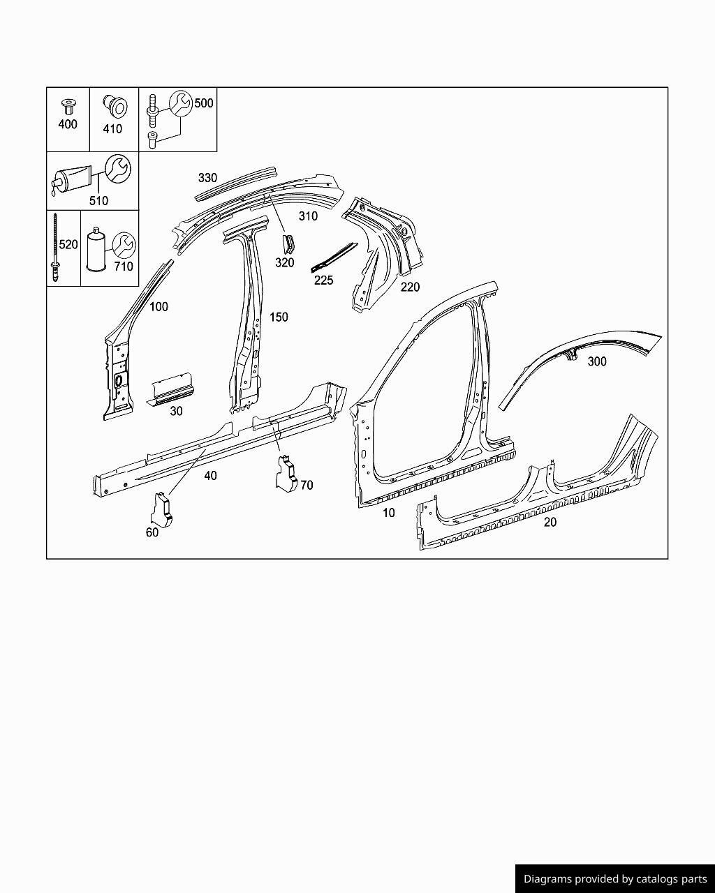 Car part diagram
