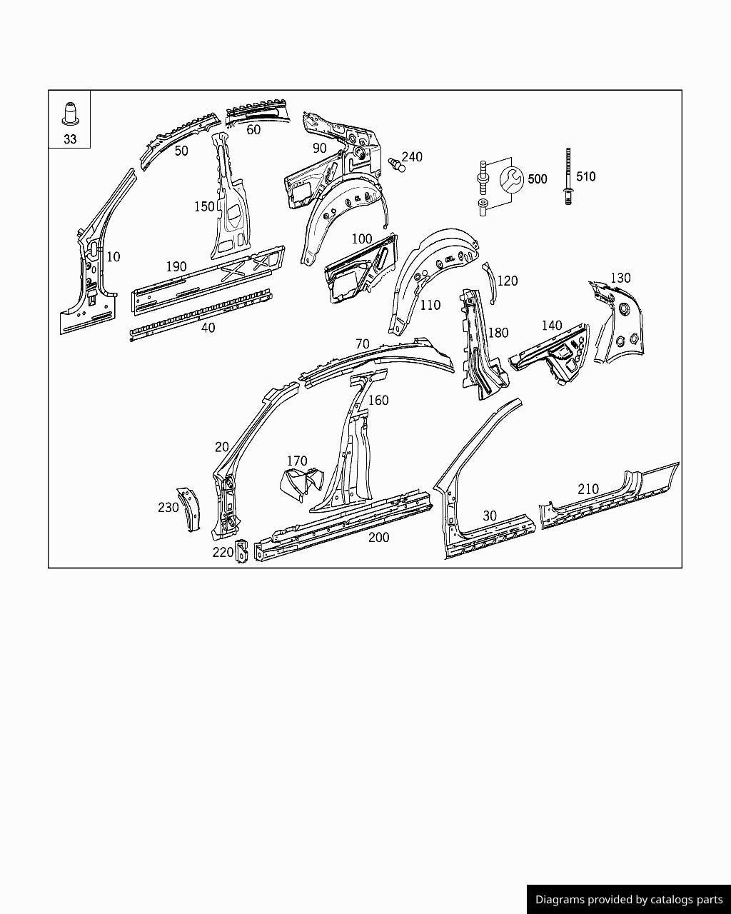 Car part diagram