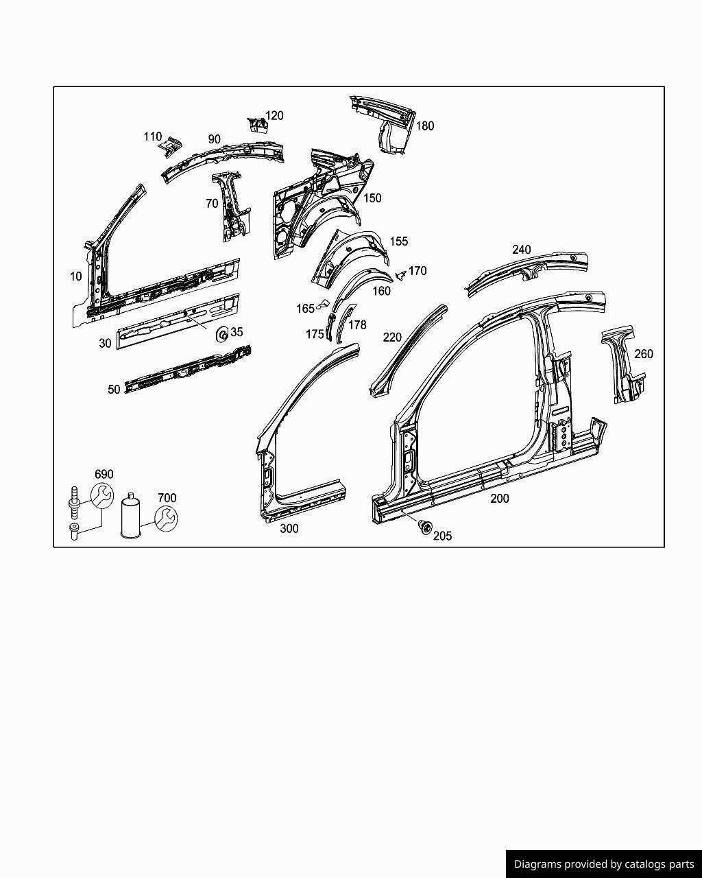 Car part diagram