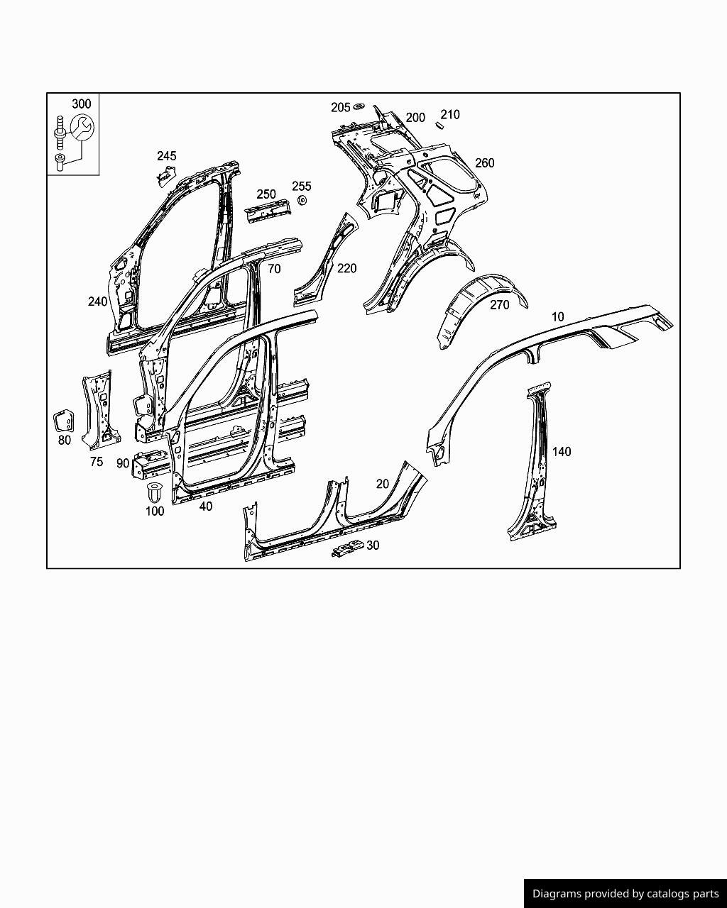 Car part diagram