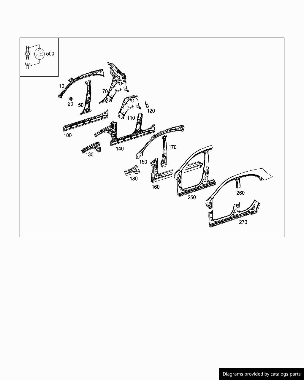 Car part diagram