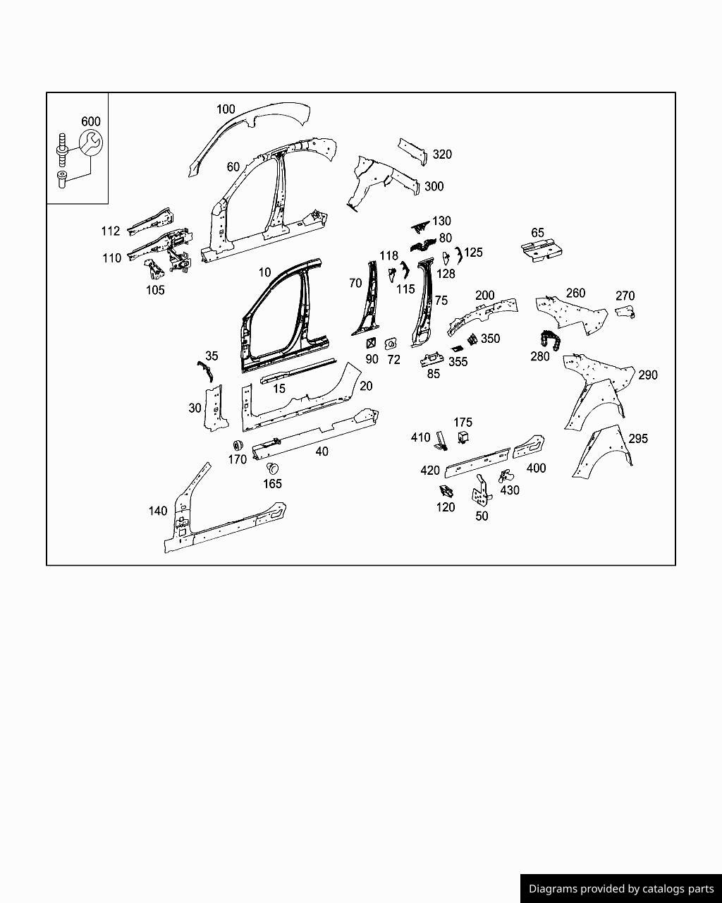 Car part diagram