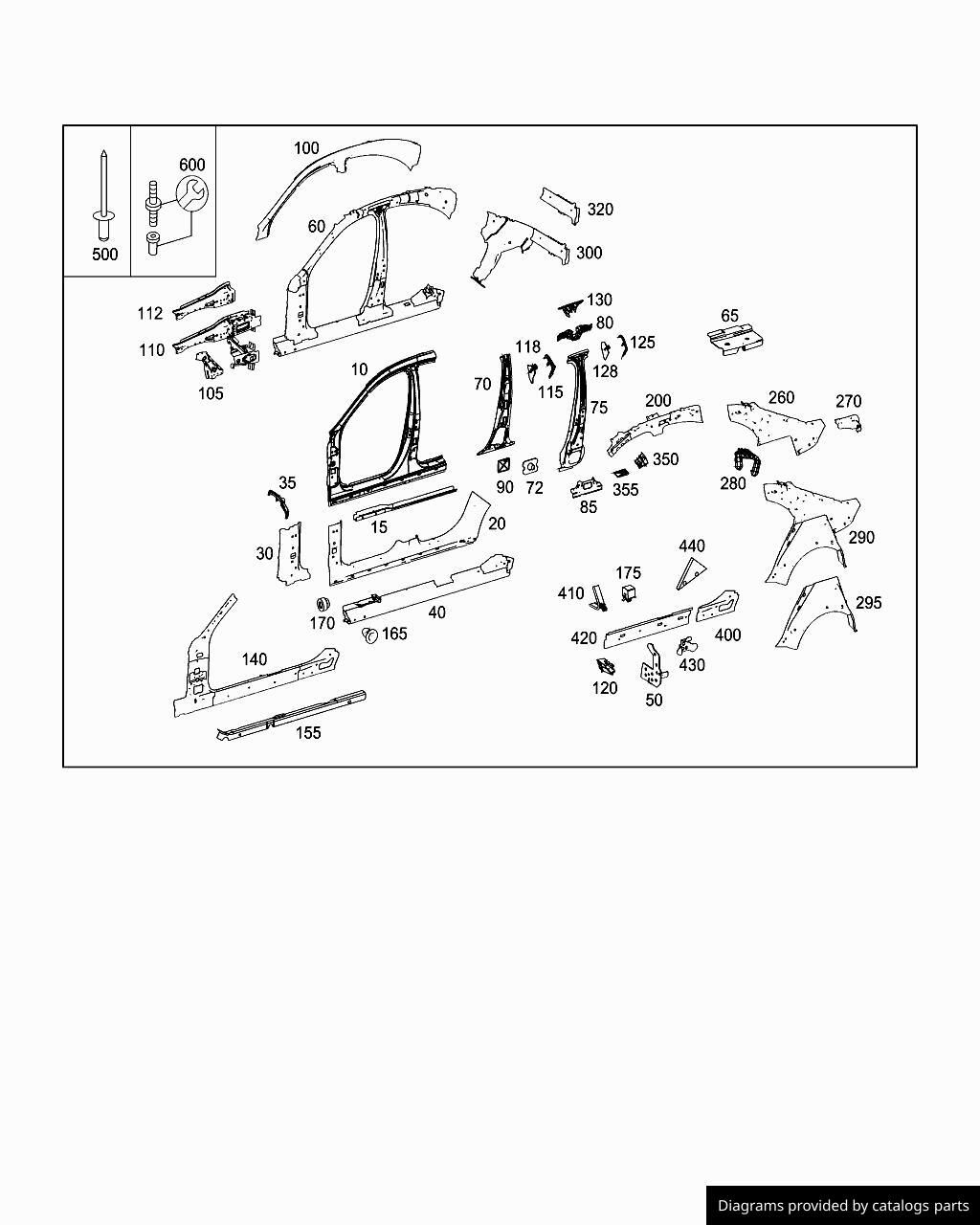 Car part diagram