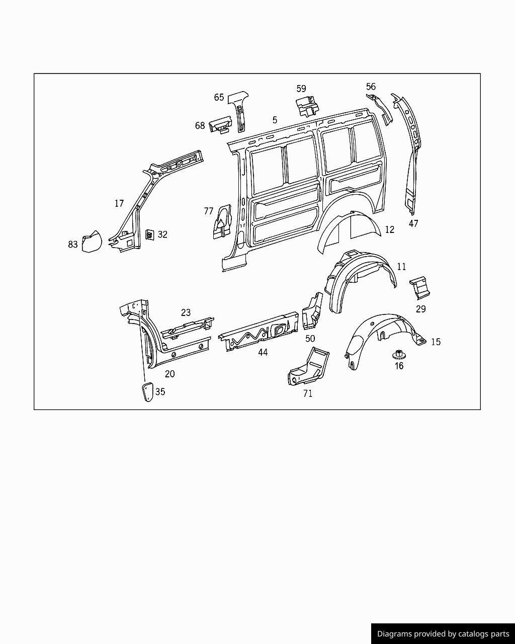 Car part diagram