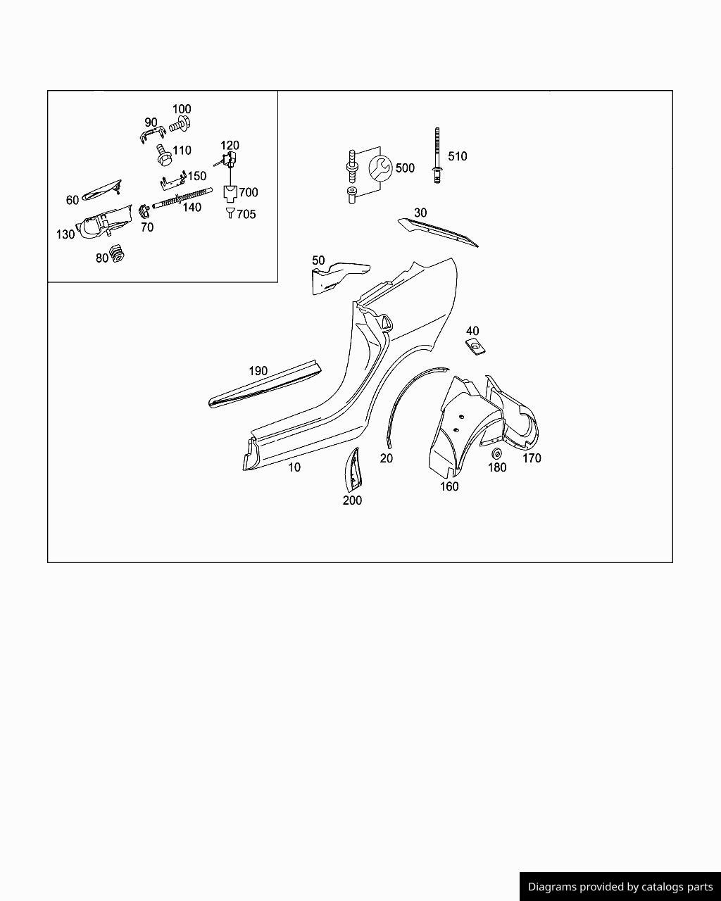 Car part diagram