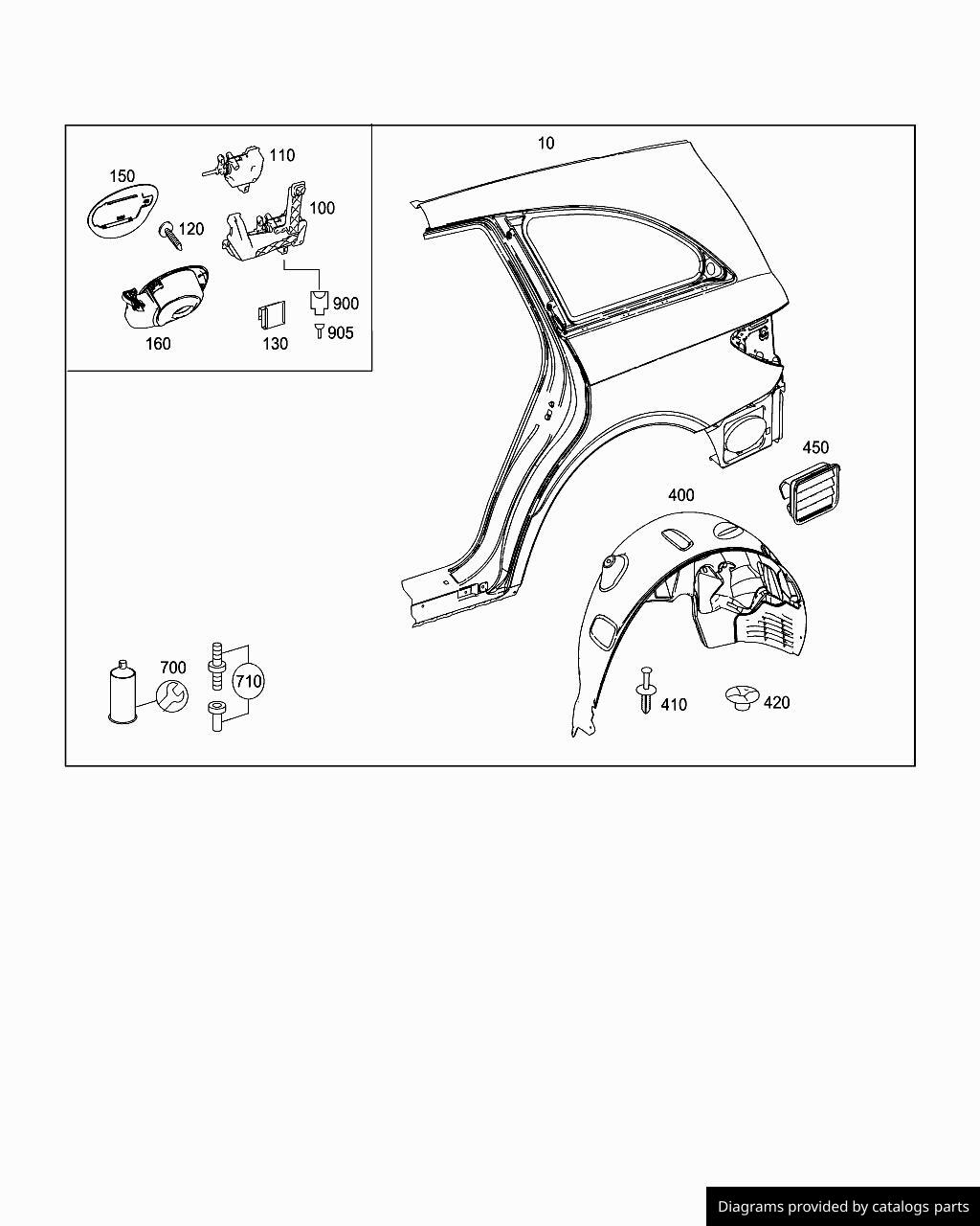 Car part diagram