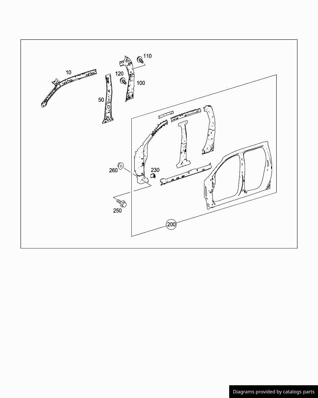 Car part diagram