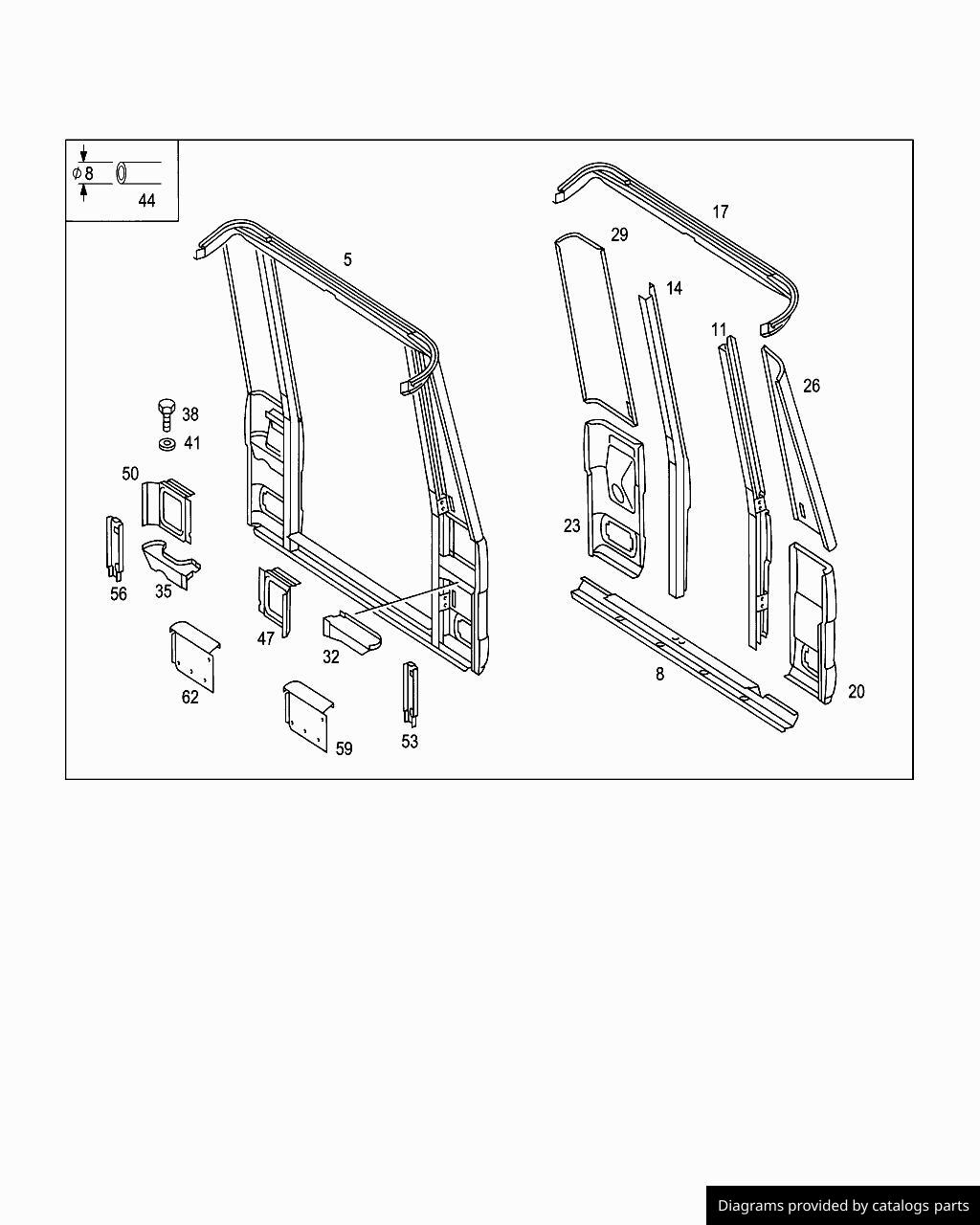 Car part diagram