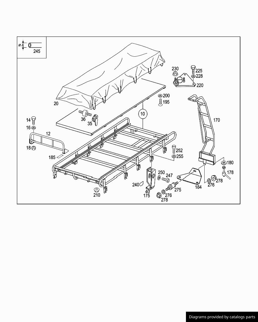 Car part diagram