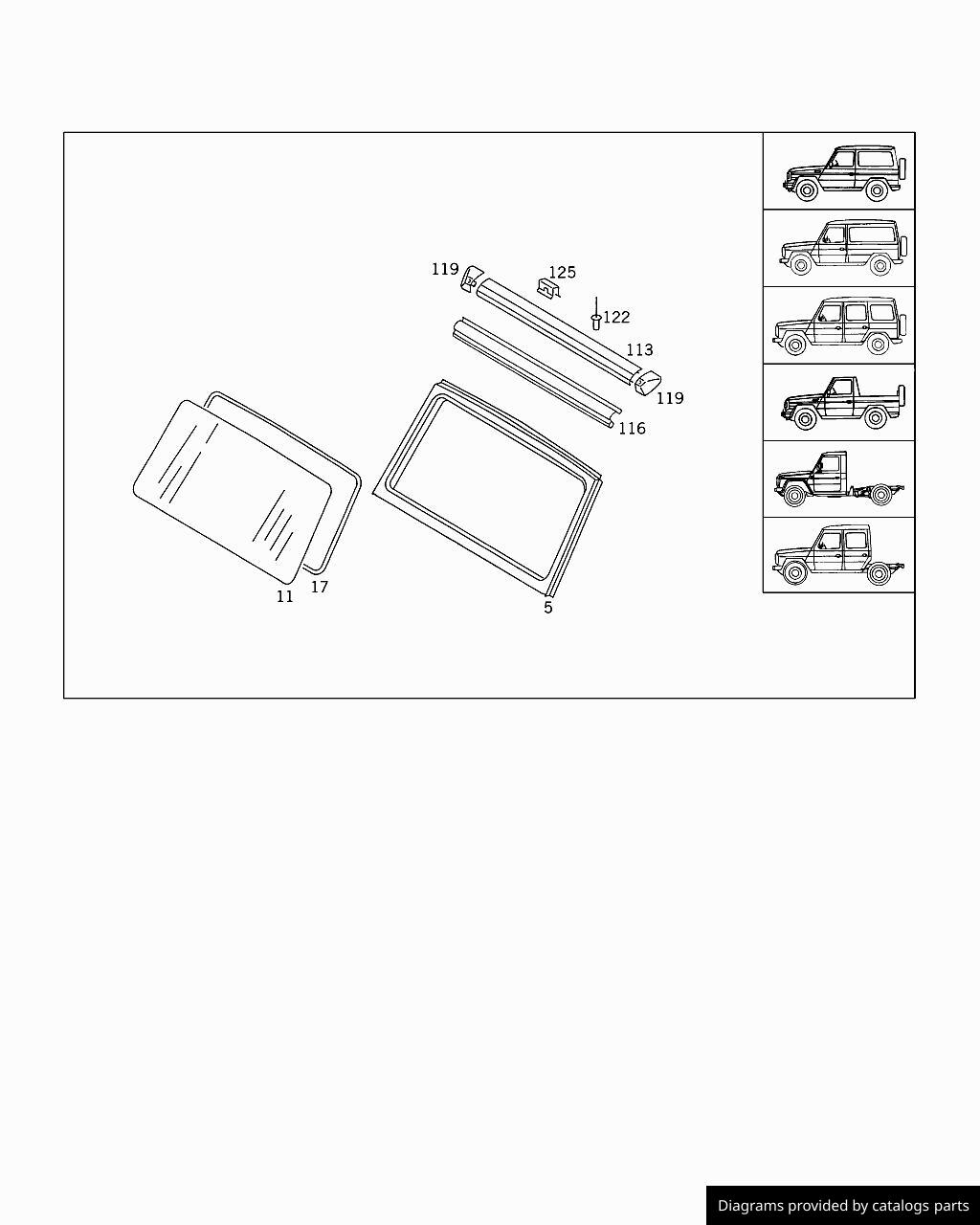 Car part diagram
