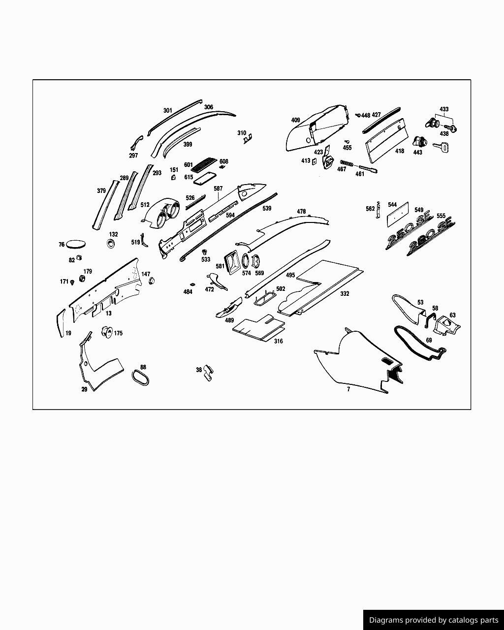 Car part diagram