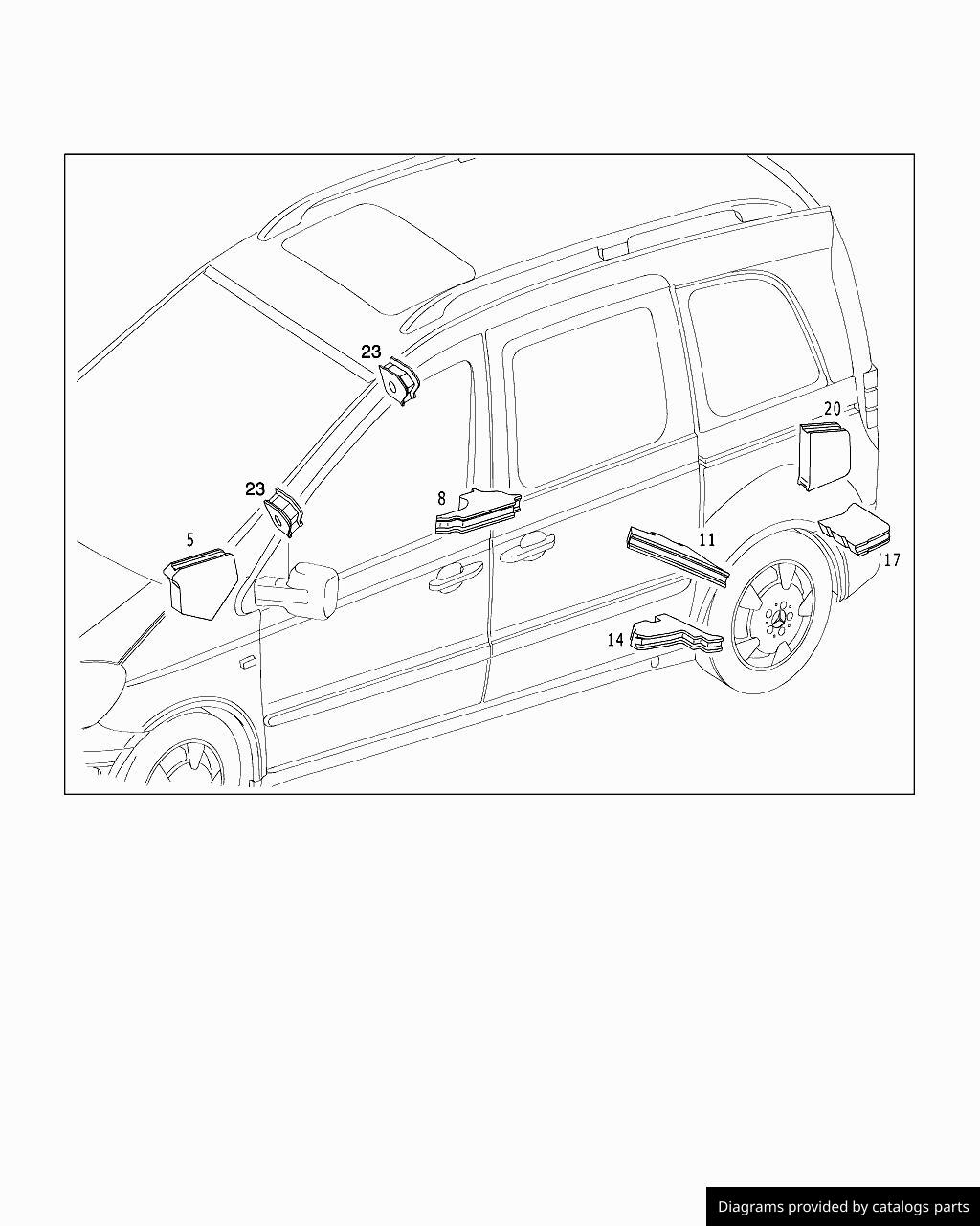 Car part diagram