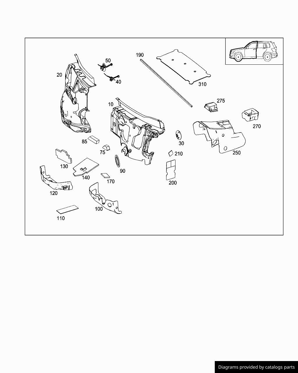Car part diagram