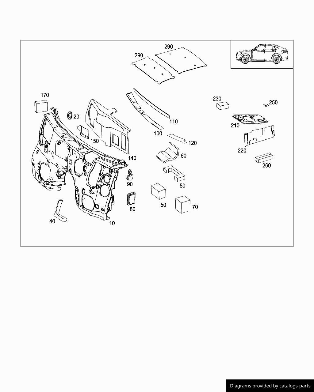 Car part diagram