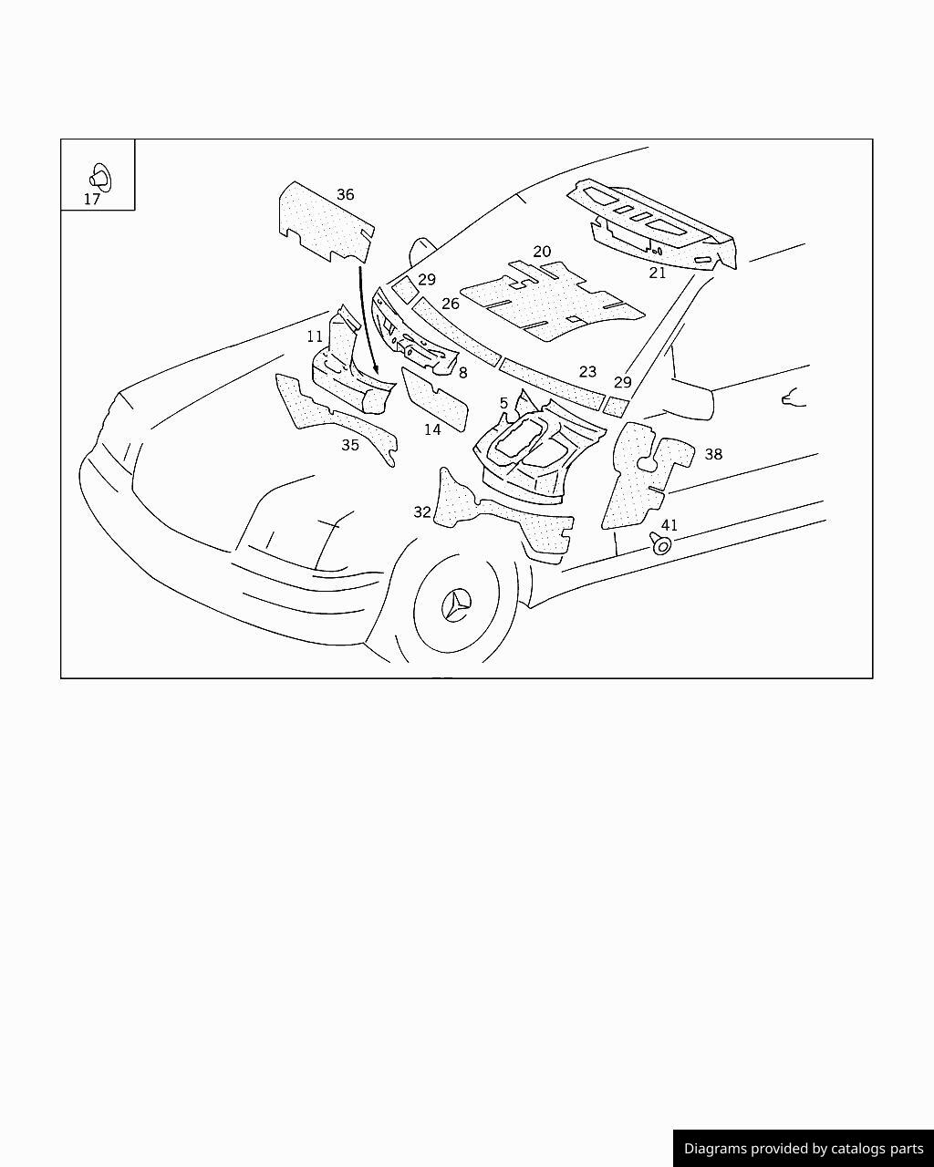 Car part diagram