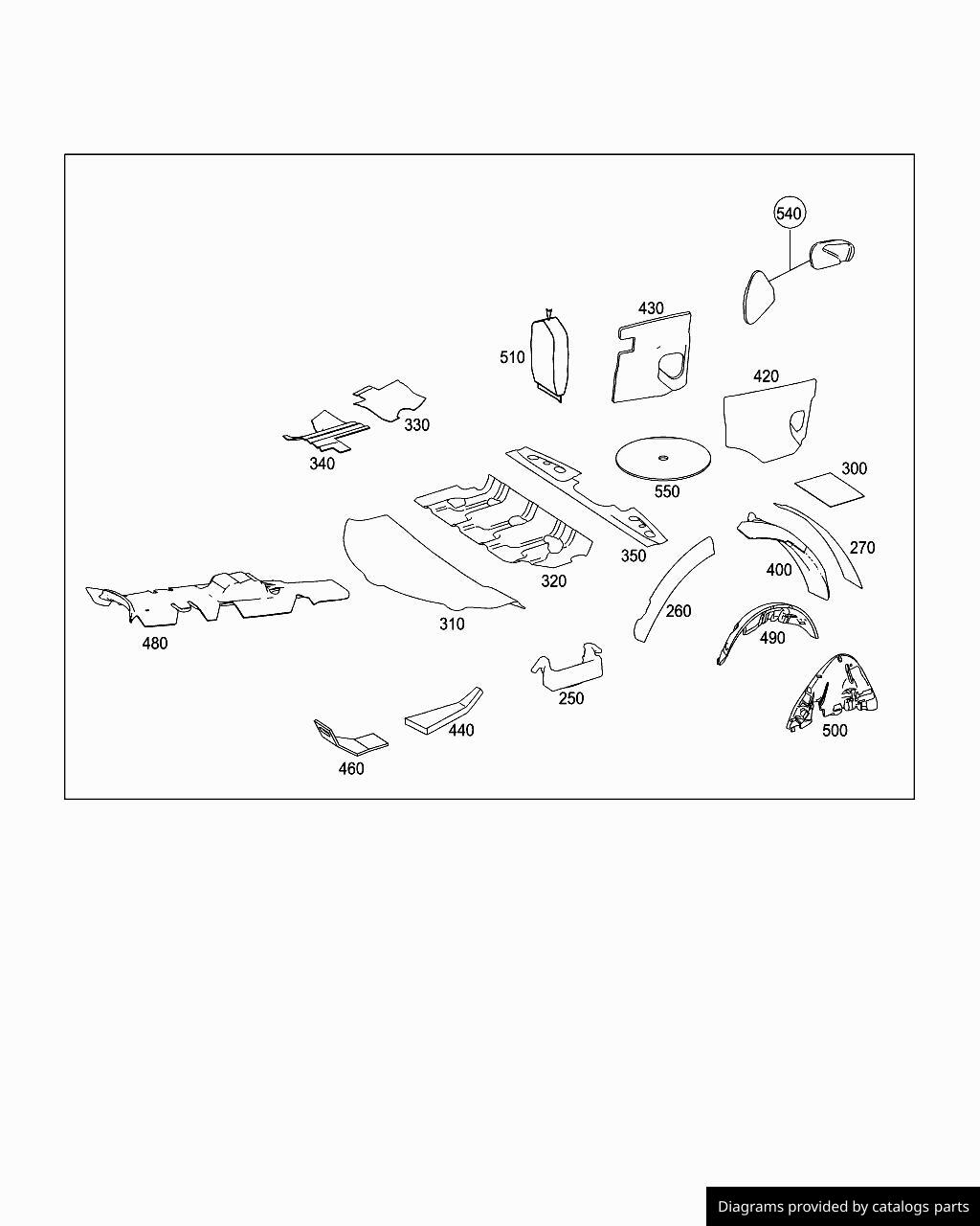 Car part diagram