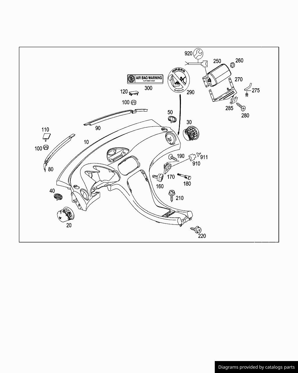 Car part diagram