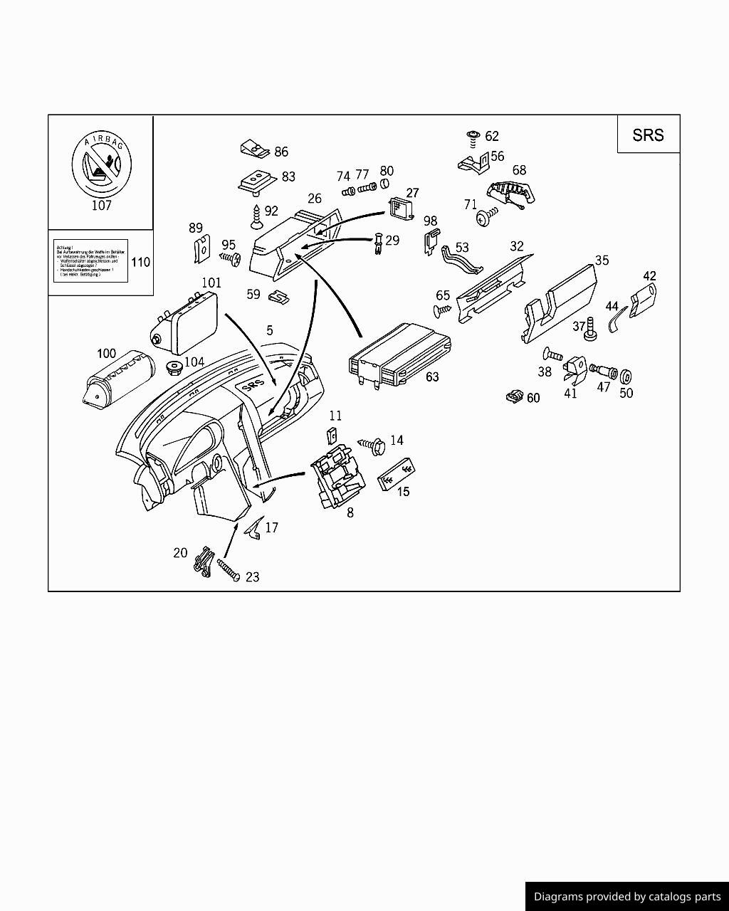 Car part diagram