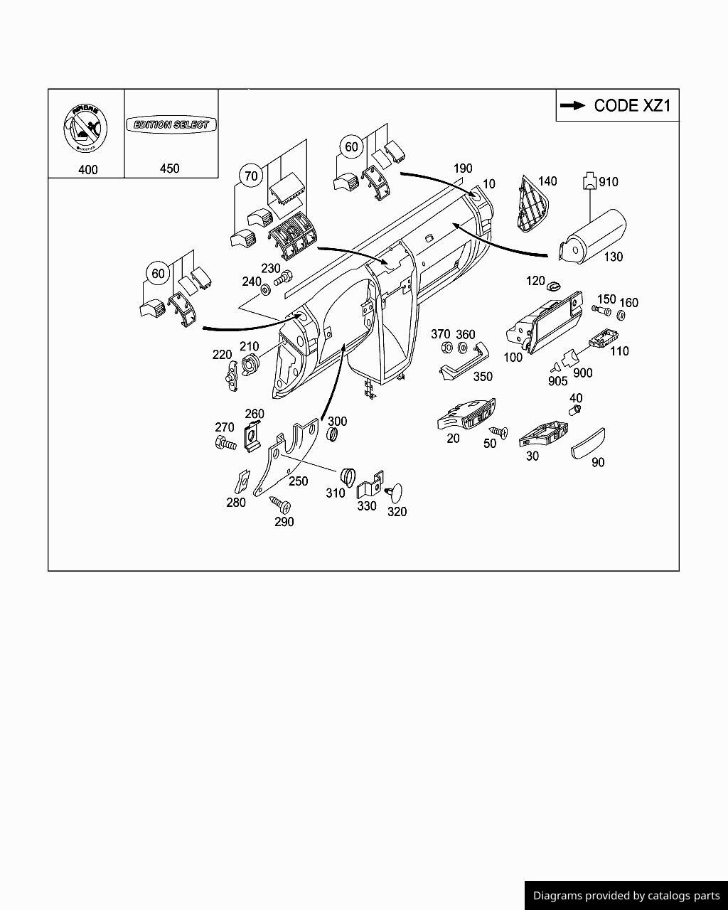 Car part diagram