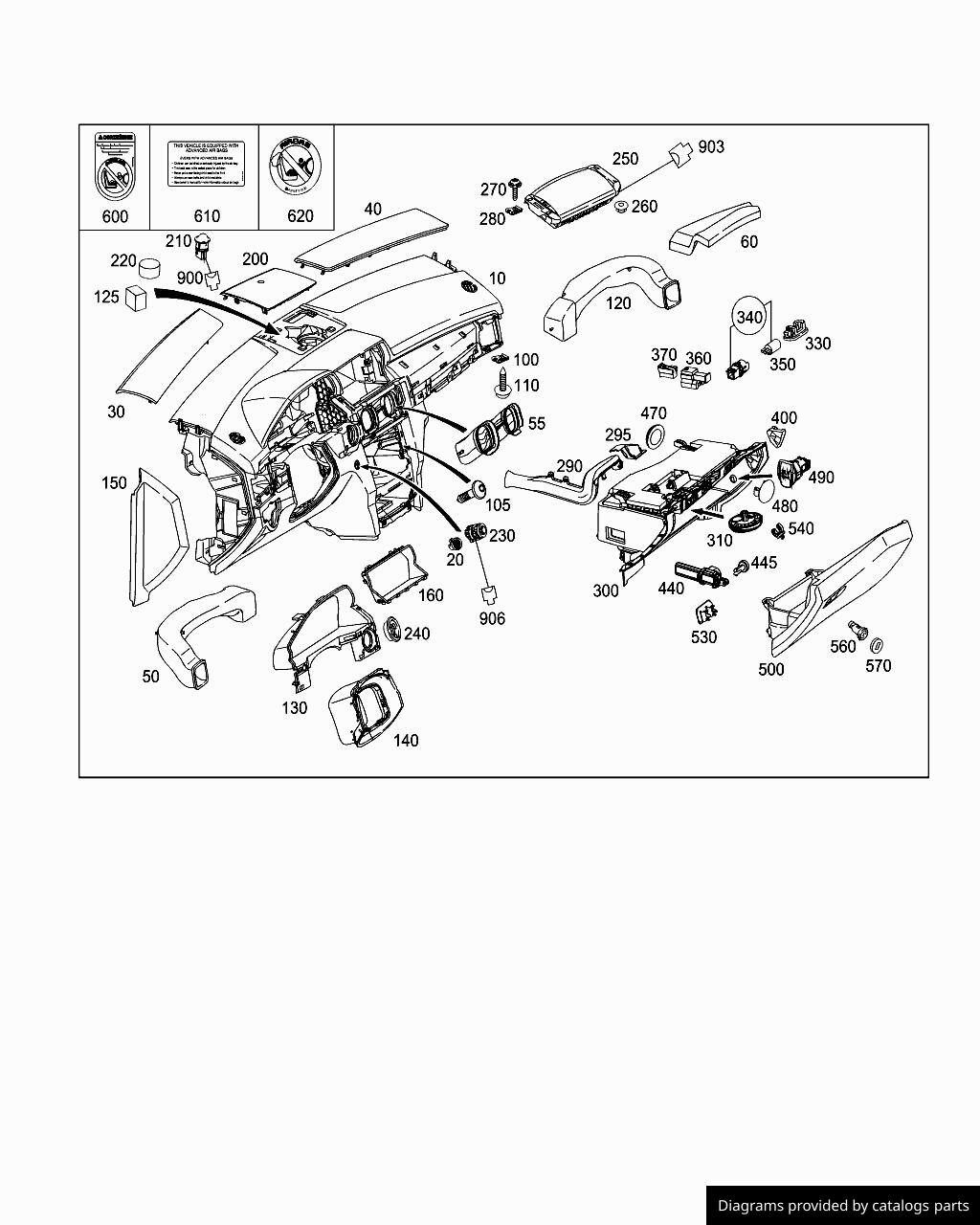 Car part diagram