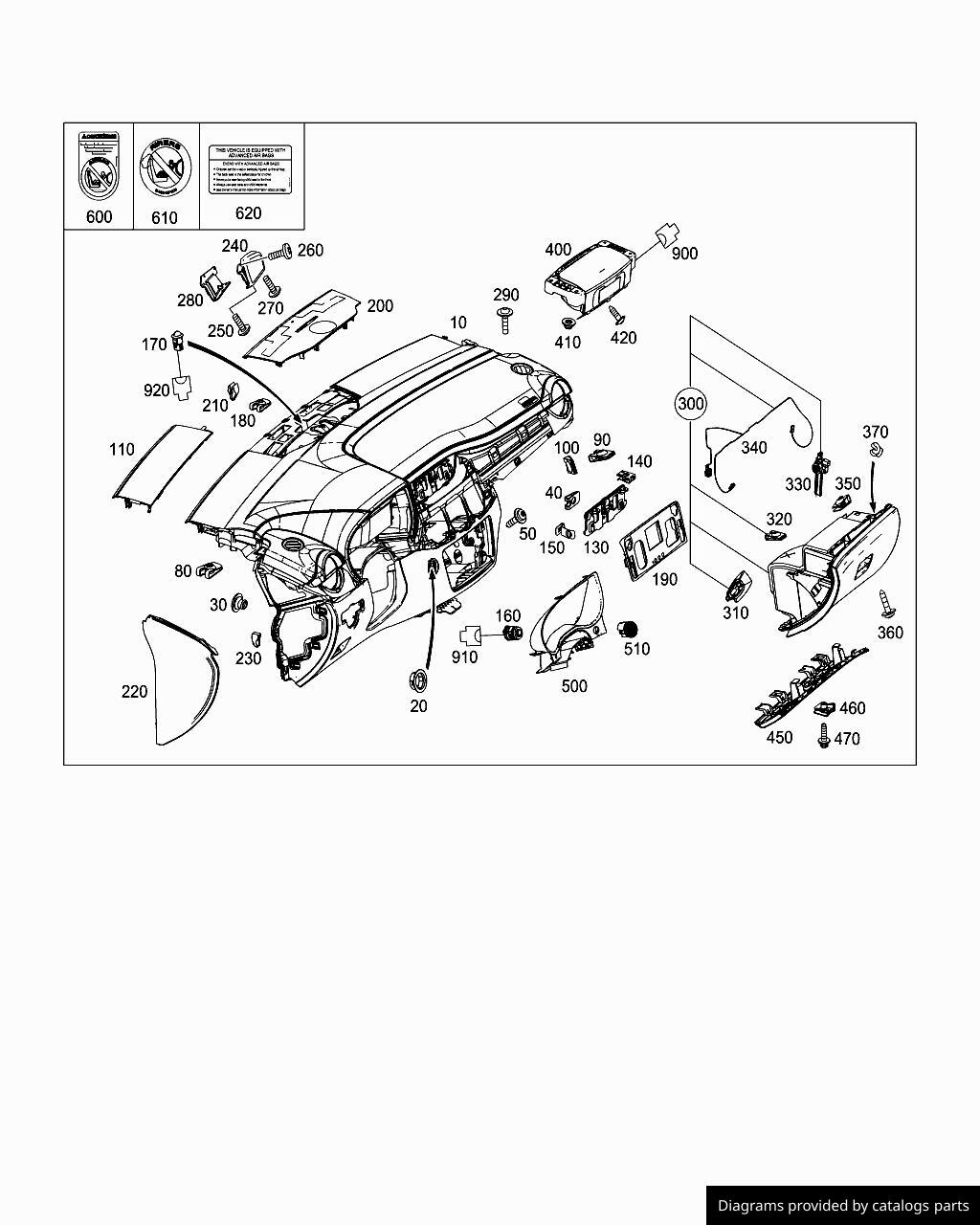 Car part diagram