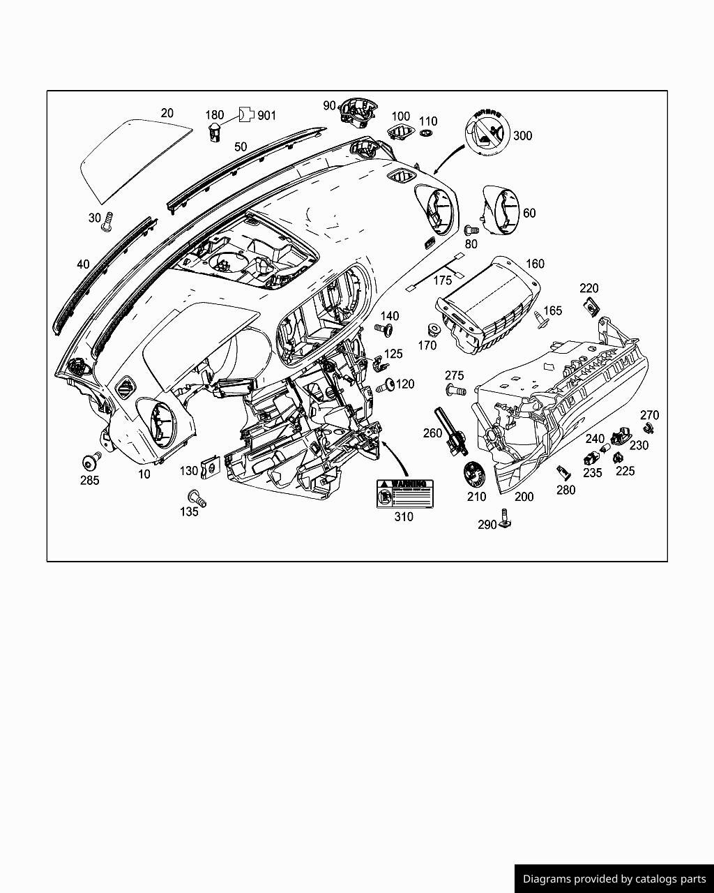 Car part diagram