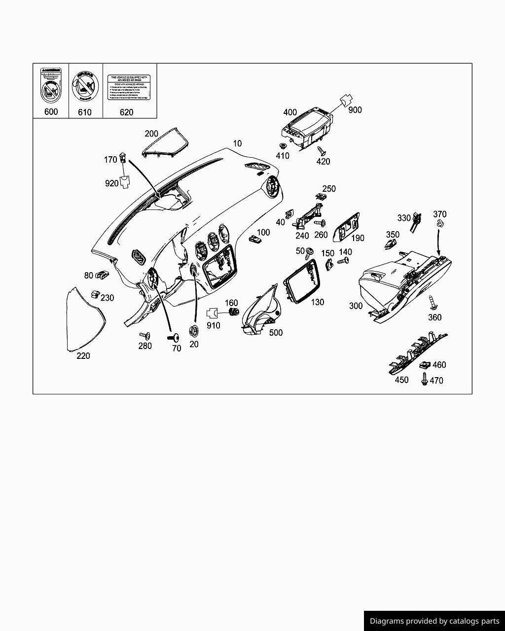 Car part diagram
