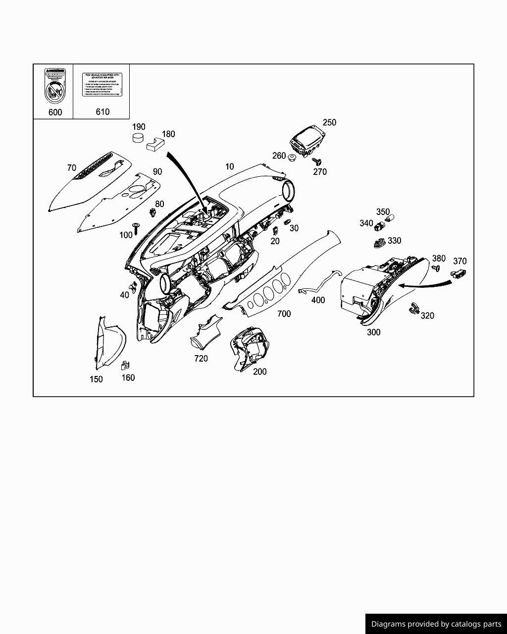 Car part diagram
