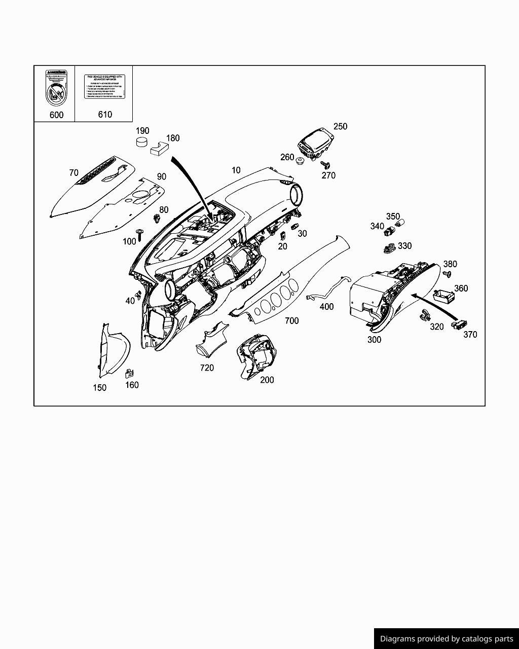 Car part diagram