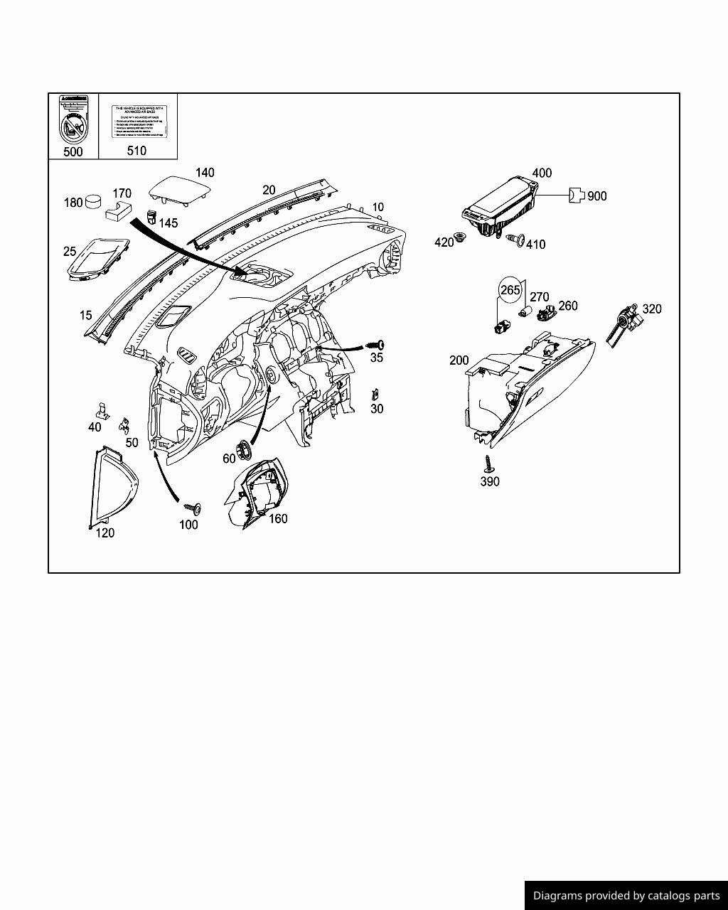 Car part diagram