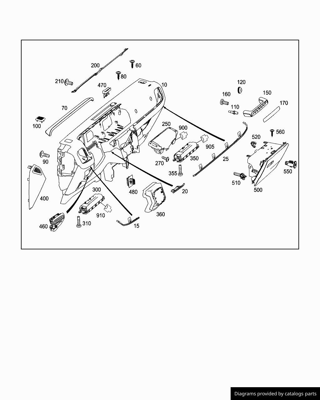 Car part diagram